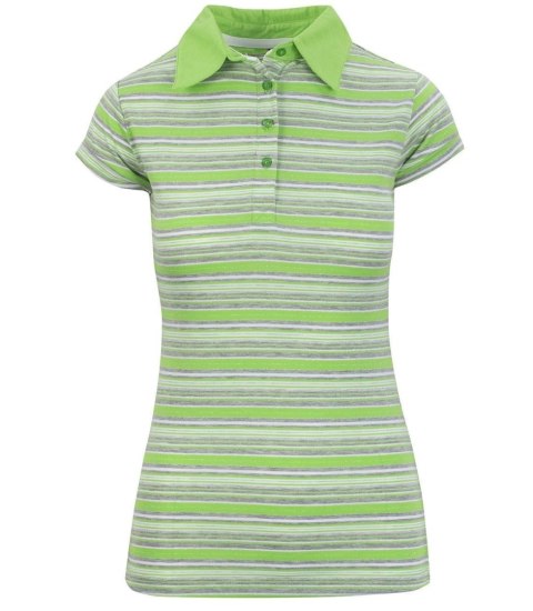 Koszulka POLO w PASKI bluzka T-shirt (Zielony) Koszulka POLO w PASKI bluzka T-shirt (Zielony)