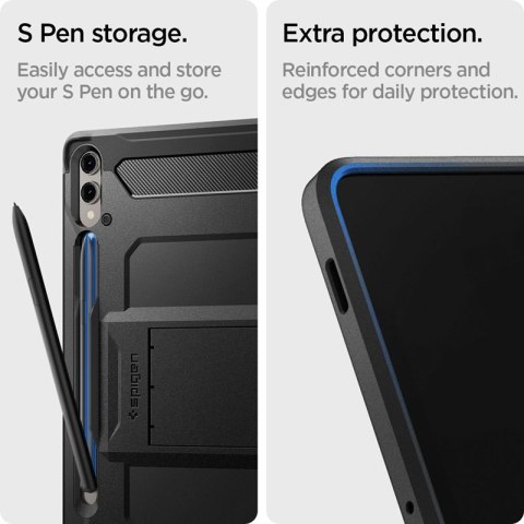 Spigen Tough Armor Pro - Etui do Samsung Galaxy Tab S9+ 12.4" (Czarny) Spigen Tough Armor Pro - Etui do Samsung Galaxy Tab S9+ 12.4" (Czarny)