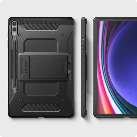 Spigen Tough Armor Pro - Etui do Samsung Galaxy Tab S9+ 12.4" (Czarny) Spigen Tough Armor Pro - Etui do Samsung Galaxy Tab S9+ 12.4" (Czarny)