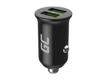 GREEN CELL ŁADOWARKA SAMOCHODOWA GC POWERRIDE NANO36 36W 6A 2X USB-A GREEN CELL ŁADOWARKA SAMOCHODOWA GC POWERRIDE NANO36 36W 6A 2X USB-A