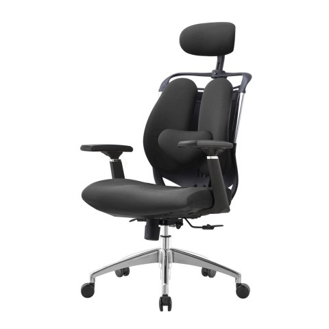 Fotel biurowy ergonomiczny Stelio Czarny Fotel biurowy ergonomiczny Stelio Czarny