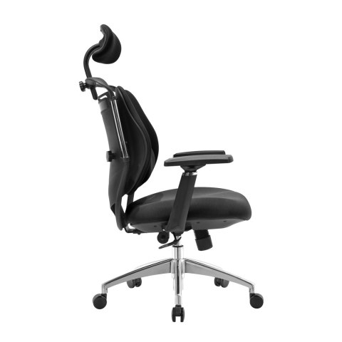 Fotel biurowy ergonomiczny Stelio Czarny Fotel biurowy ergonomiczny Stelio Czarny