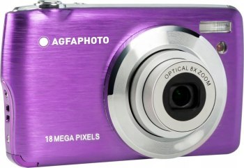 Aparat fotograficzny - Agfa Photo DC8200 Fioletowy + etui + karta SD 16GB Aparat fotograficzny - Agfa Photo DC8200 Fioletowy + etui + karta SD 16GB