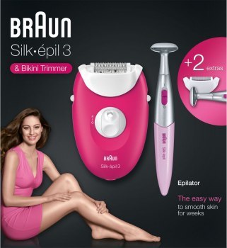 Braun Silk-épil 3 3-420 malinowy Braun Silk-épil 3 3-420 malinowy