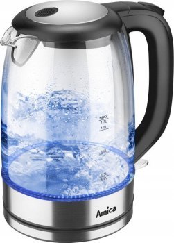 CZAJNIK AMICA SZKLANY KD 2050G INOX