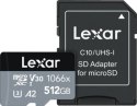 Karta pamięci - Lexar 512GB microSDXC High-Performance 1066x UHS-I C10 A2 V30 U4 (LMS1066512G-BNANG)