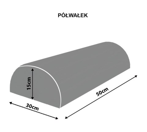 Poduszka Półwałek XXL - Almond - 30x50x15 cm Poduszka Półwałek XXL - Almond - 30x50x15 cm