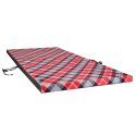 Poduszka wodoodporna na krzesło z oparciem TIP 80x40 cm Tartan