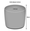 Pufa z pokrowcem filcowym Antracyt GR40