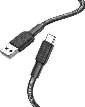 HOCO KABEL USB DO TYP C 3A JAEGER X69 CZARNO-BIAŁY HOCO KABEL USB DO TYP C 3A JAEGER X69 CZARNO-BIAŁY
