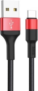 HOCO KABEL USB DO TYP C XPRESS X26 CZARNO-CZERWONY HOCO KABEL USB DO TYP C XPRESS X26 CZARNO-CZERWONY