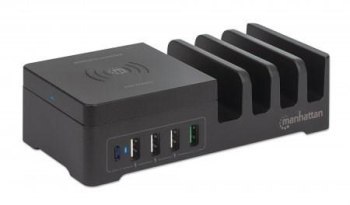 MANHATTAN STACJA ZASILAJĄCA 1X USB-C PD 1X USB-A MANHATTAN STACJA ZASILAJĄCA 1X USB-C PD 1X USB-A