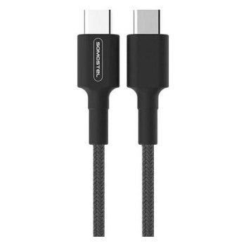 Somostel USB-C - USB-C 18W PD 3.6A 1m czarny Somostel USB-C - USB-C 18W PD 3.6A 1m czarny