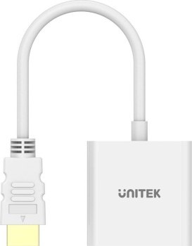 UNITEK ADAPTER HDMI - VGA FULLHD 60HZ BIAŁY M/F UNITEK ADAPTER HDMI - VGA FULLHD 60HZ BIAŁY M/F