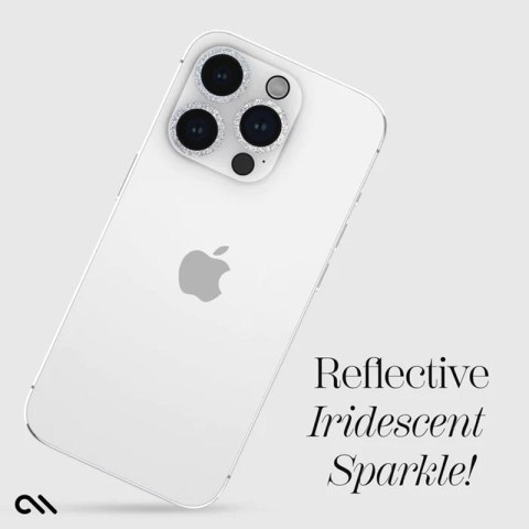 Case-Mate Sparkle Lens Protector - Szkło ochronne na aparat iPhone 15 Pro / iPhone 15 Pro Max (Twinkle) Case-Mate Sparkle Lens Protector - Szkło ochronne na aparat iPhone 15 Pro / iPhone 15 Pro Max (Twinkle)