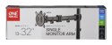 OFA DM2110 Universal monitor mount ARM, SMART, SINGLE, BLACK, 13''-32'' 8kg