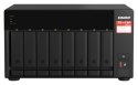 Qnap TS-873A-SW5T Tower 8 x 2.5 /3.5 SATA AMD Ryzen V1500B 4C/8T 8GB DDR4 (Max. 64GB) 2 x 2.5GbE optional 10GbE Single PSU 250W