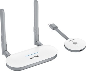 Unitek Bezprzewodowy nadajnik i odbiornik HDMI zasięg do 50m, biały Unitek Bezprzewodowy nadajnik i odbiornik HDMI zasięg do 50m, biały