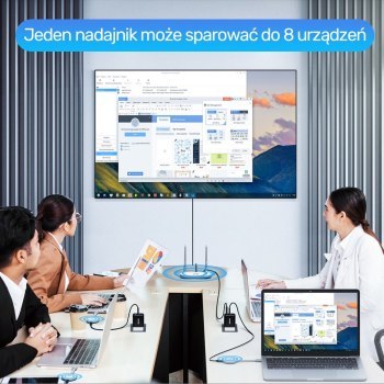 Unitek Bezprzewodowy nadajnik i odbiornik HDMI zasięg do 50m, biały Unitek Bezprzewodowy nadajnik i odbiornik HDMI zasięg do 50m, biały