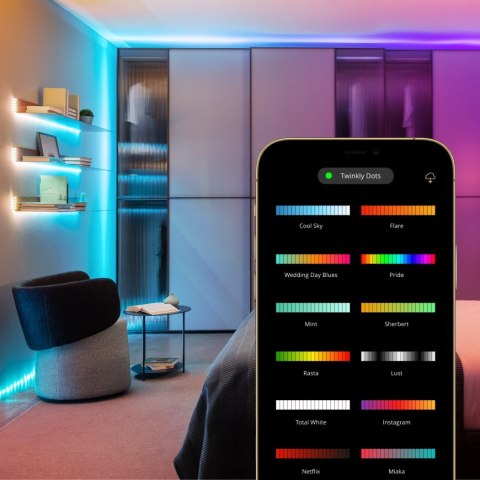 Inteligentne lampki Twinkly Dots 60 RGB USB 3 m Inteligentne lampki Twinkly Dots 60 RGB USB 3 m