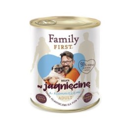 FamilyFirst Bogata w jagnięcinę+ziemniak adult 800g