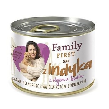 FamilyFirst Danie z indykiem adult 200g FamilyFirst Danie z indykiem adult 200g