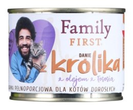 FamilyFirst Danie z królikiem adult 200g