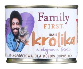 FamilyFirst Danie z królikiem adult 200g FamilyFirst Danie z królikiem adult 200g