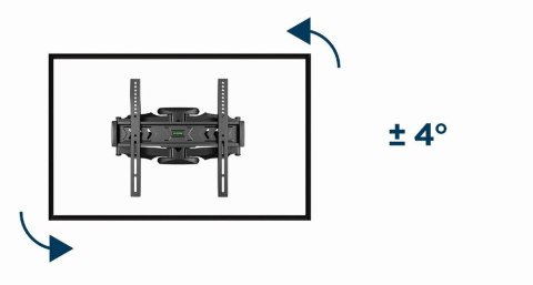 GEMIRD UCHWYT ŚCIENNY LCD 32"-58" VESA MAX 400 X 400MM, DO 36KG GEMIRD UCHWYT ŚCIENNY LCD 32"-58" VESA MAX 400 X 400MM, DO 36KG