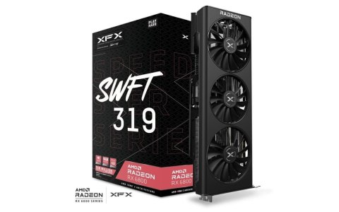 Karta graficzna XFX Radeon RX 6800 SPEEDSTER SWFT319 CORE Gaming 16GB GDDR6 HDMI 3xDP 3 FAN Karta graficzna XFX Radeon RX 6800 SPEEDSTER SWFT319 CORE Gaming 16GB GDDR6 HDMI 3xDP 3 FAN
