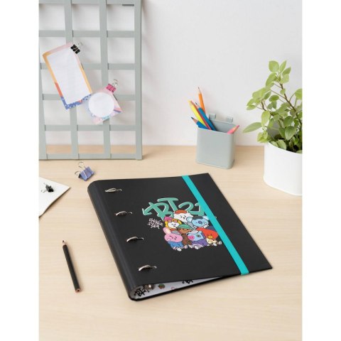 BT21 - Segregator A4 z kolekcji Street Mood z kartkami (4 ringi, gumka) BT21 - Segregator A4 z kolekcji Street Mood z kartkami (4 ringi, gumka)