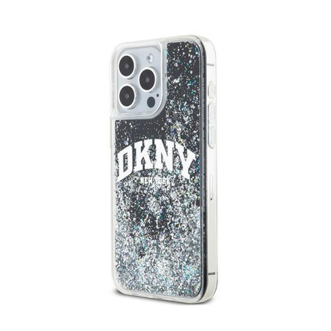 DKNY Liquid Glitter Big Logo - Etui iPhone 13 Pro Max (czarny) DKNY Liquid Glitter Big Logo - Etui iPhone 13 Pro Max (czarny)