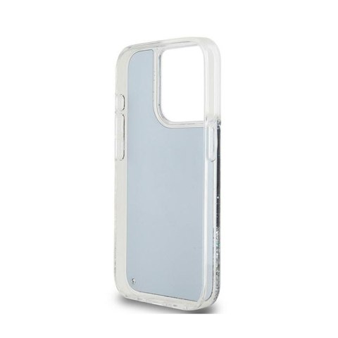 DKNY Liquid Glitter Big Logo - Etui iPhone 15 Pro (czarny) DKNY Liquid Glitter Big Logo - Etui iPhone 15 Pro (czarny)