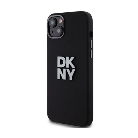 DKNY Liquid Silicone Metal Logo - Etui iPhone 15 Plus / 14 Plus (czarny) DKNY Liquid Silicone Metal Logo - Etui iPhone 15 Plus / 14 Plus (czarny)