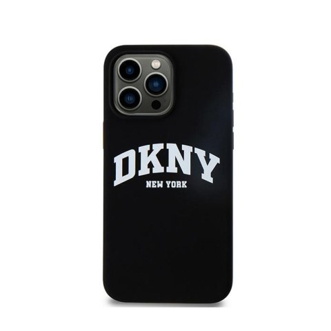 DKNY Liquid Silicone White Printed Logo MagSafe - Etui iPhone 14 Pro Max (czarny) DKNY Liquid Silicone White Printed Logo MagSafe - Etui iPhone 14 Pro Max (czarny)
