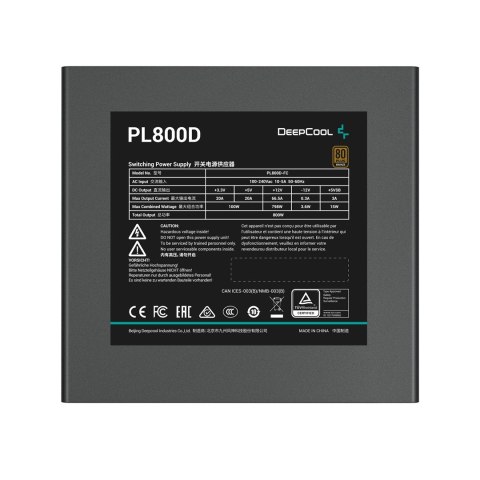 Zasilacz DEEPCOOL PL800D (R-PL800D-FC0B-EU) Zasilacz DEEPCOOL PL800D (R-PL800D-FC0B-EU)