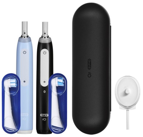 Braun Oral-B szczoteczka elektryczna iO 3 zestaw DUO BLACK & BLUE Braun Oral-B szczoteczka elektryczna iO 3 zestaw DUO BLACK & BLUE