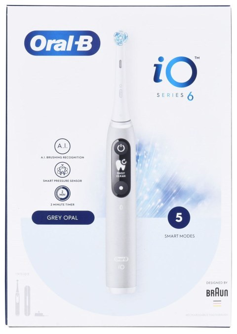 Szczoteczka do zębów Oral-B iO Series 6 Grey Opal Szczoteczka do zębów Oral-B iO Series 6 Grey Opal
