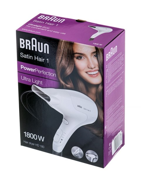 Suszarka do włosów BRAUN HD180 Suszarka do włosów BRAUN HD180