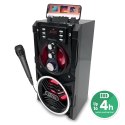 MEDIA-TECH PARTYBOX BT-KOMPAKTOWY GŁOSNIK BLUETOOTH STEREO Z WBUDOWANYM GŁOSNIKIEM BASOWYM, FUNKCJA KARAOKE MT3150