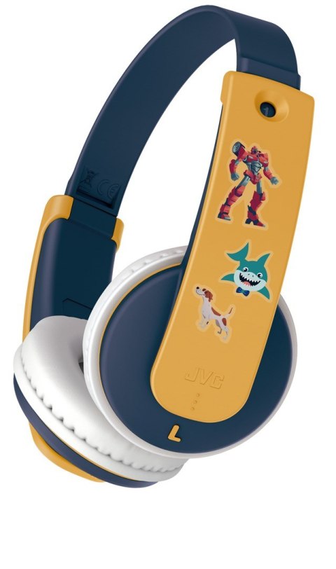 Słuchawki JVC HAKD10WYE (dla dzieci, nauszne, bluetooth, yellow/blue) Słuchawki JVC HAKD10WYE (dla dzieci, nauszne, bluetooth, yellow/blue)