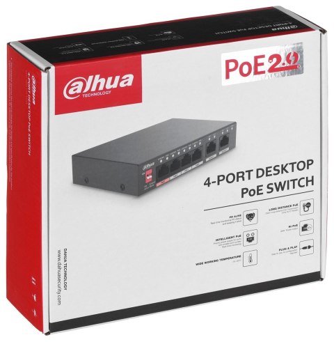 Switch DAHUA PFS3006-4ET-60-V2 Switch DAHUA PFS3006-4ET-60-V2