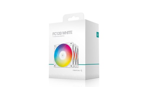 Wentylator DeepCool FC120 WHITE 3 in 1 (R-FC120-WHAMN3-G-1) Wentylator DeepCool FC120 WHITE 3 in 1 (R-FC120-WHAMN3-G-1)