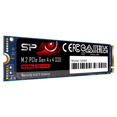 Dysk SSD Silicon Power UD85 1TB M.2 PCIe NVMe Gen4x4 NVMe 1.4 3600/2800 MB/s Dysk SSD Silicon Power UD85 1TB M.2 PCIe NVMe Gen4x4 NVMe 1.4 3600/2800 MB/s