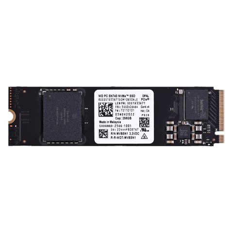 Dysk SSD WD SN740 2280 256GB PCI-E Gen4 x4 NVMe Dysk SSD WD SN740 2280 256GB PCI-E Gen4 x4 NVMe