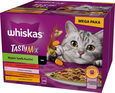 WHISKAS Adult Wybór Szefa Kuchni w sosie 24x85g WHISKAS Adult Wybór Szefa Kuchni w sosie 24x85g