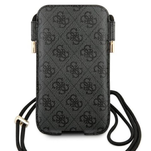 Guess 4G Big Metal Logo Pouch - Torebka na telefon L max 6.7" (szary) Guess 4G Big Metal Logo Pouch - Torebka na telefon L max 6.7" (szary)