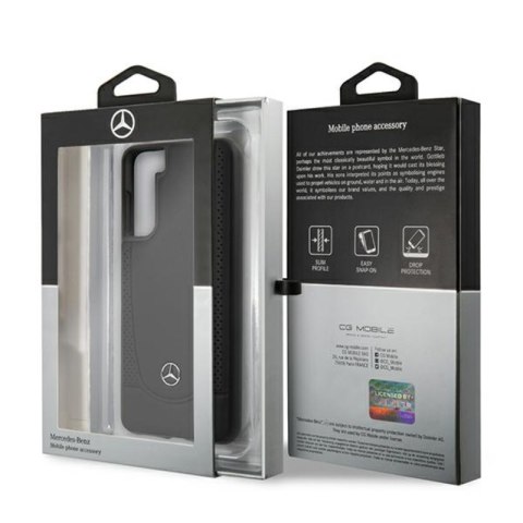 Mercedes Leather Urban Line - Etui Samsung Galaxy S21+ (black) Mercedes Leather Urban Line - Etui Samsung Galaxy S21+ (black)