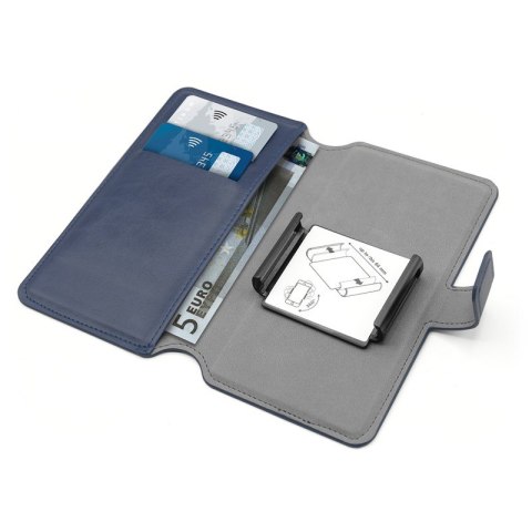 PURO Universal Wallet 360° - Uniwersalne etui obrotowe z kieszeniami na karty, rozmiar XL (granatowy) PURO Universal Wallet 360° - Uniwersalne etui obrotowe z kieszeniami na karty, rozmiar XL (granatowy)