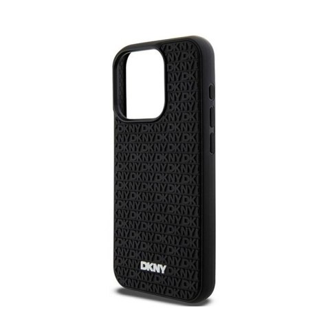 DKNY 3D Rubber Repeat Pattern - Etui iPhone 15 Pro Max (czarny) DKNY 3D Rubber Repeat Pattern - Etui iPhone 15 Pro Max (czarny)